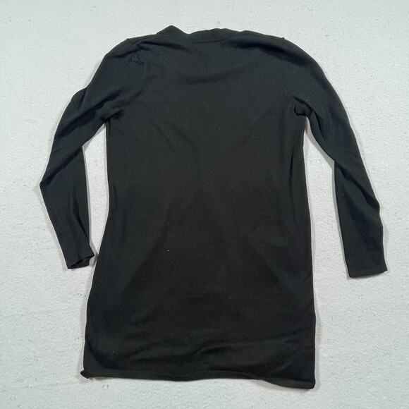 J.Jill Cardigan Women XS Black Wool Blend Long Sleeve 2-Button Front Pockets - Picture 5 of 9